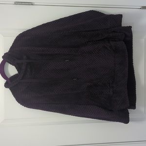 Fuzzy purple pullover